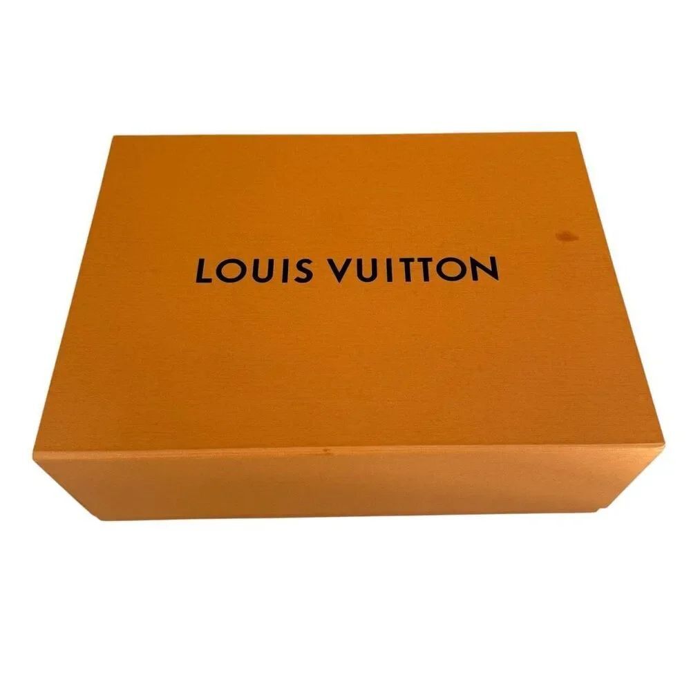 Authentic Louis Vuitton Empty Magnetic Gift Box Orange 14”x10”x5” Storage case